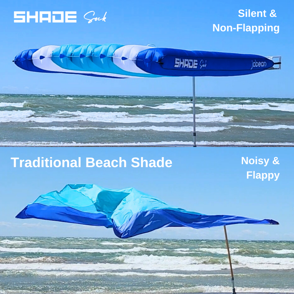 ShadeSock beach shade comparison image